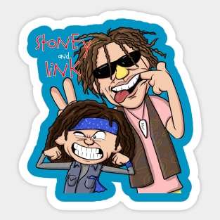 Stoney and Link Sticker